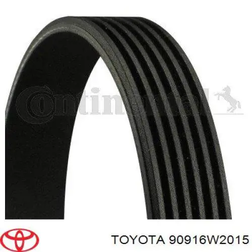 90916W2015 Toyota correa trapezoidal