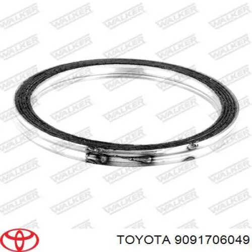 9091706049 Toyota junta, tubo de escape