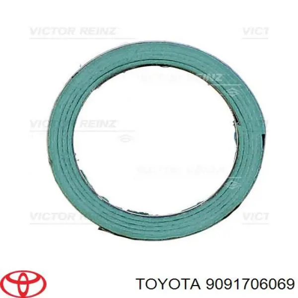 9091706069 Toyota junta de tubo de escape silenciador