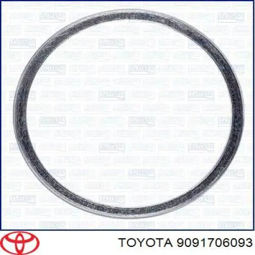 9091706093 Toyota junta, tubo de escape