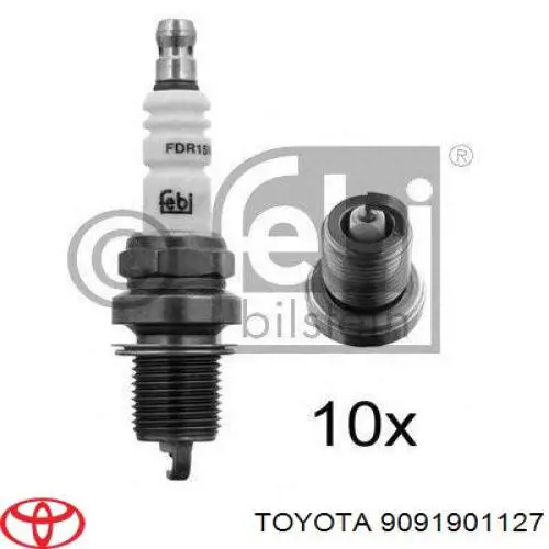 9091901127 Toyota bujía de encendido