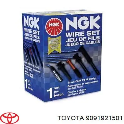 9091921501 Toyota juego de cables de encendido