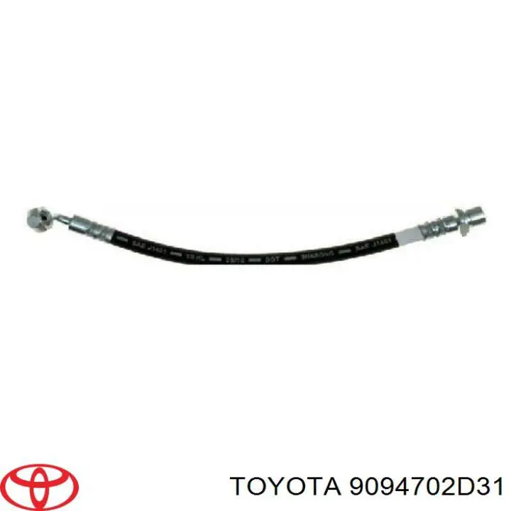 9094702D31 Toyota tubo flexible de frenos trasero derecho