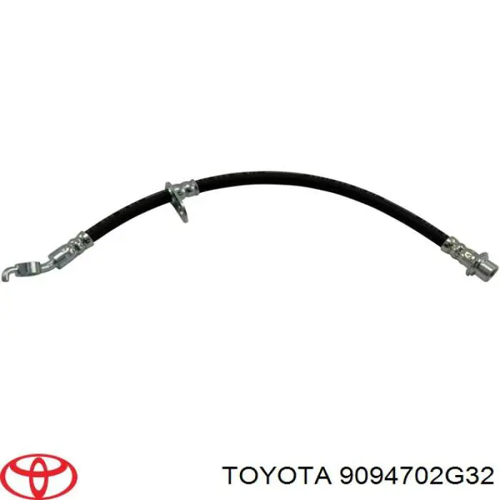 9094702G32 Toyota tubo flexible de frenos trasero derecho