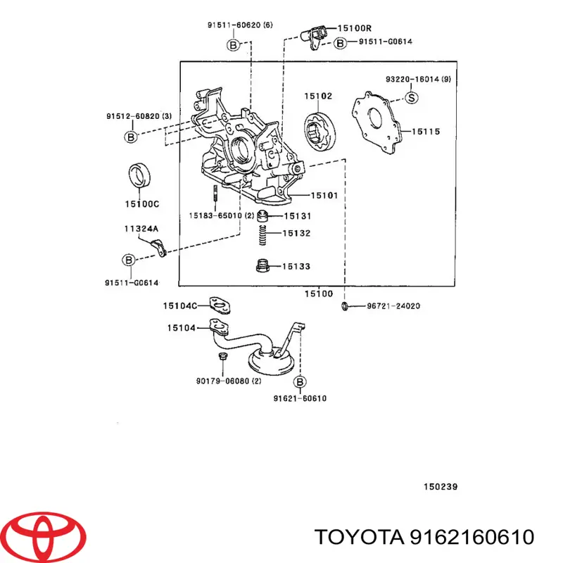 9162160610 Toyota 