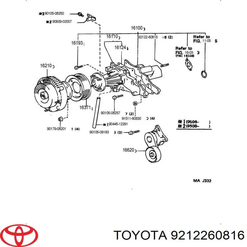 9212260816 Toyota 