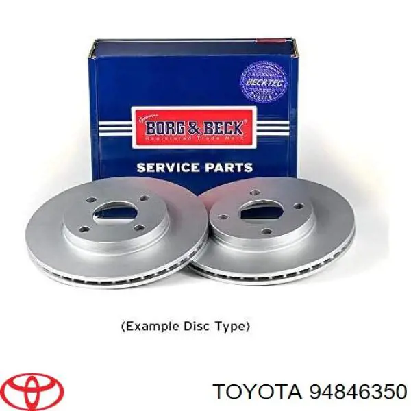 94846350 Toyota freno de disco delantero