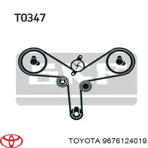  Junta, bomba de agua para Toyota Carina T19