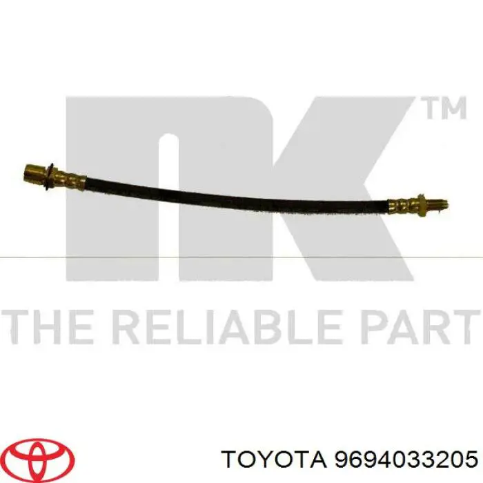 9694033305 Toyota latiguillo de freno delantero