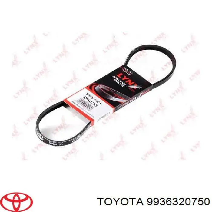 9936320750 Toyota correa trapezoidal