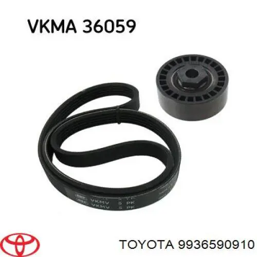 9936590910 Toyota correa trapezoidal