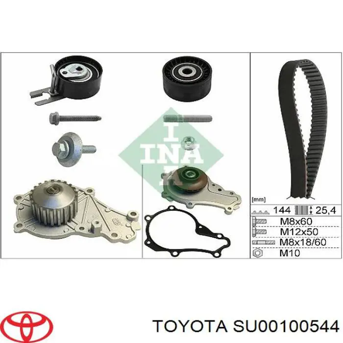 SU00100544 Toyota correa distribucion