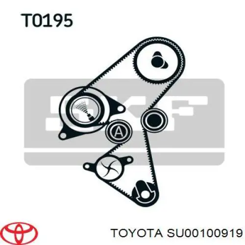 SU00100919 Toyota kit correa de distribución