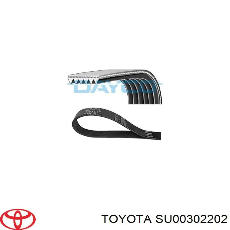 SU00302202 Toyota correa trapezoidal