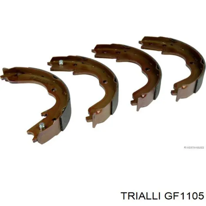 GF 1105 Trialli zapatas de frenos de tambor traseras