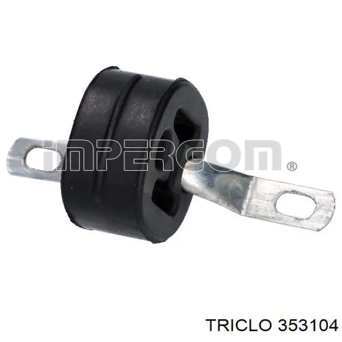 353104 Triclo soporte, silenciador