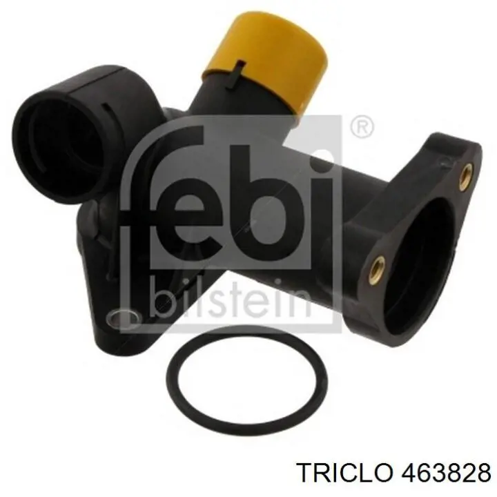 463828 Triclo brida del sistema de refrigeración (triple)