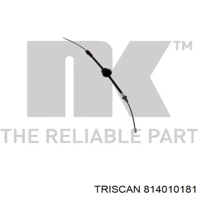 814010181 Triscan cable de freno de mano delantero