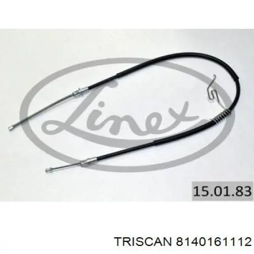  Cable de freno de mano trasero derecho para Ford Transit V184/5