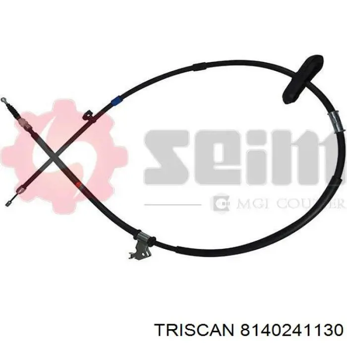  Cable de freno de mano trasero izquierdo para Opel Astra 