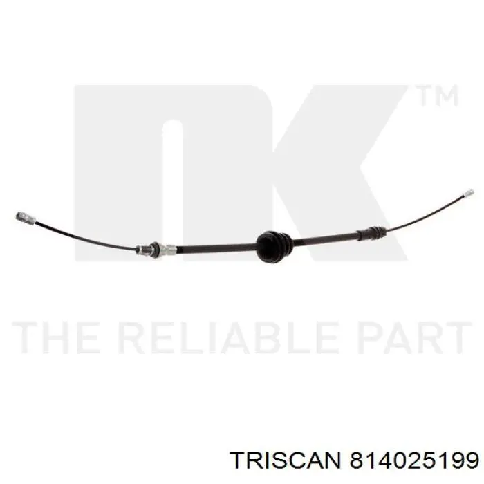 LA BR.0916 Starline cable de freno de mano delantero