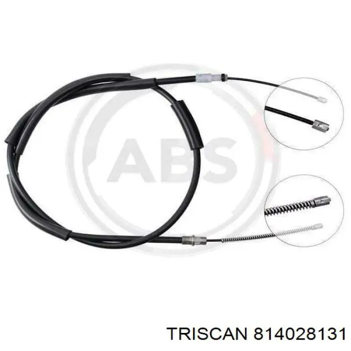  Cable de freno de mano trasero izquierdo para Peugeot 306 7A