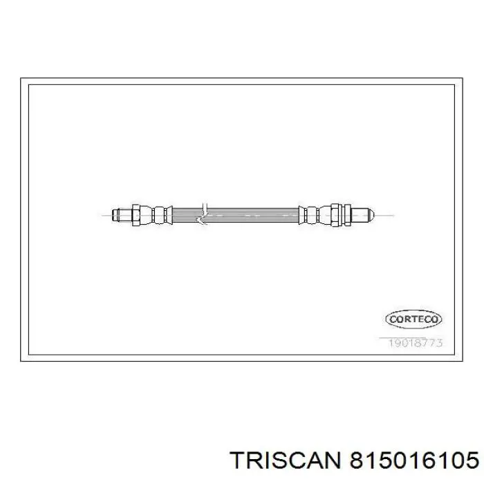  Latiguillo de freno delantero para Ford Scorpio 1 