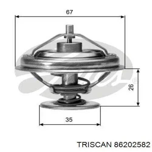 069121113S VAG termostato, refrigerante