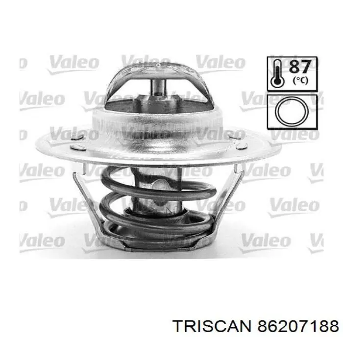 86207188 Triscan termostato, refrigerante