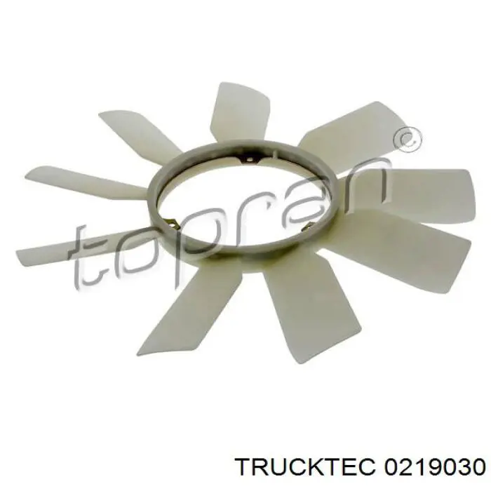 02.19.030 Trucktec rodete ventilador, refrigeración de motor