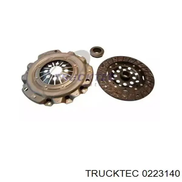 02.23.140 Trucktec kit de embrague (3 partes)