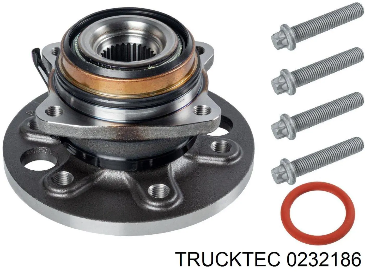 02.32.186 Trucktec árbol de transmisión trasero izquierdo