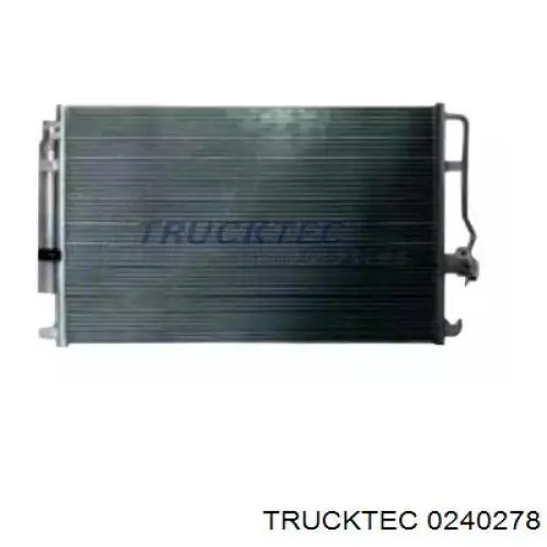 0240278 Trucktec condensador aire acondicionado