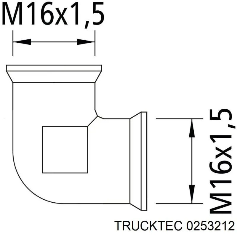 02.53.212 Trucktec cerradura de puerta delantera izquierda