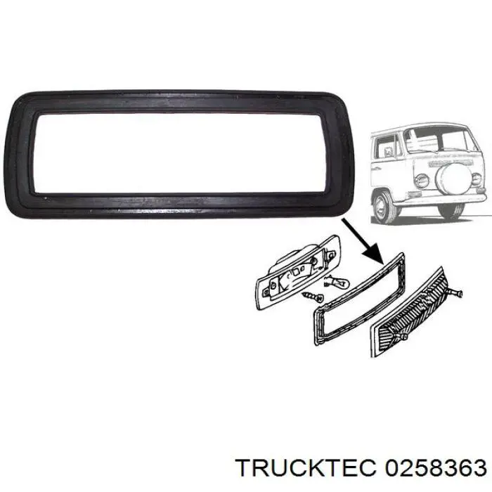 02.58.363 Trucktec luz intermitente de retrovisor exterior izquierdo