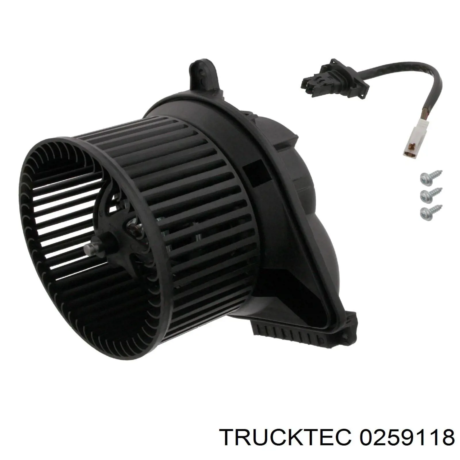 02.59.118 Trucktec motor eléctrico, ventilador habitáculo