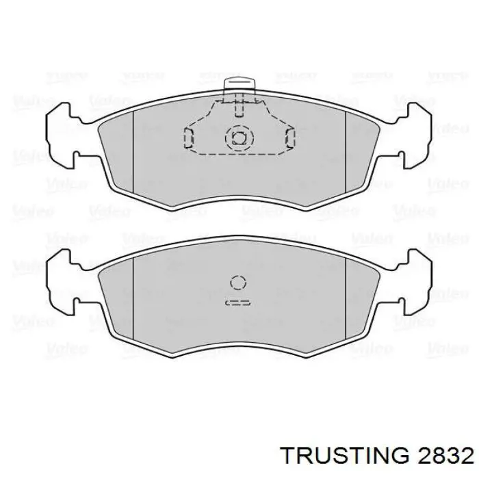 283.2 Trusting pastillas de freno delanteras