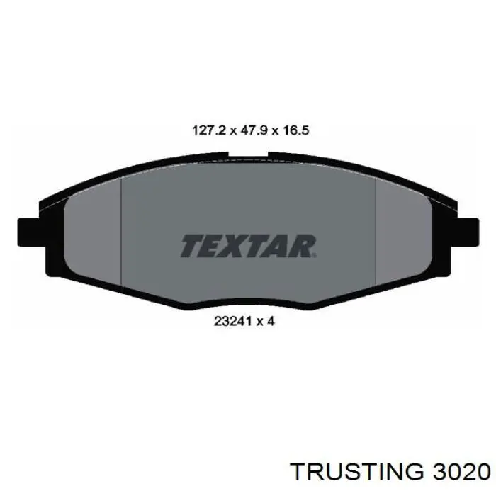 302.0 Trusting pastillas de freno delanteras