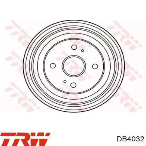  Freno de tambor trasero para Toyota Liteace CM30G, KM30G