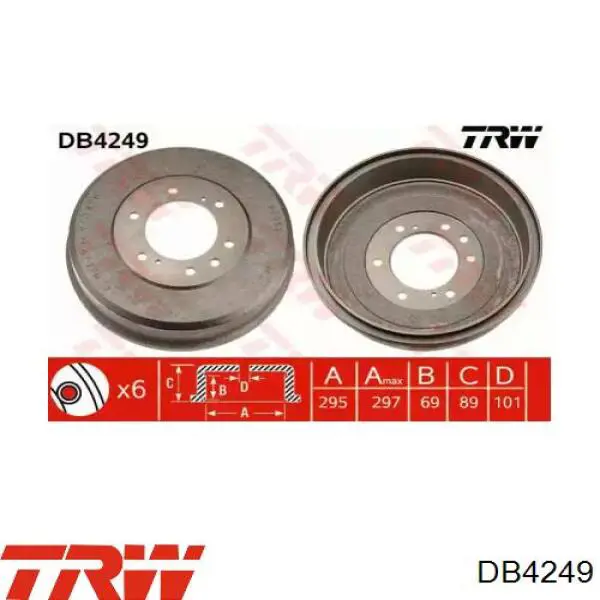  Freno de tambor trasero para Nissan Pathfinder R50