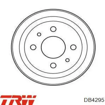 5923606 Fiat/Alfa/Lancia freno de tambor trasero