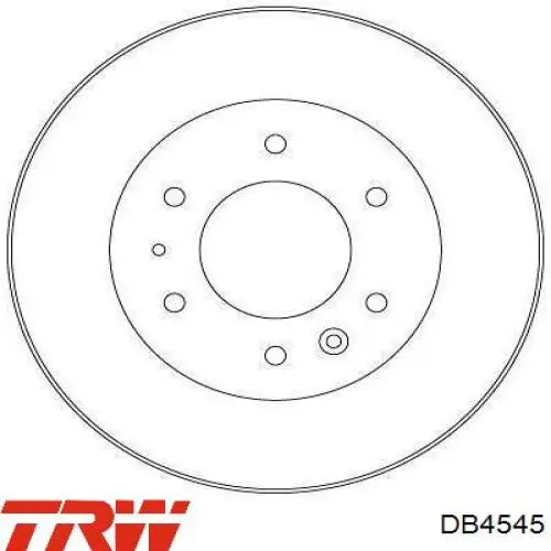 DB4545 TRW freno de tambor trasero