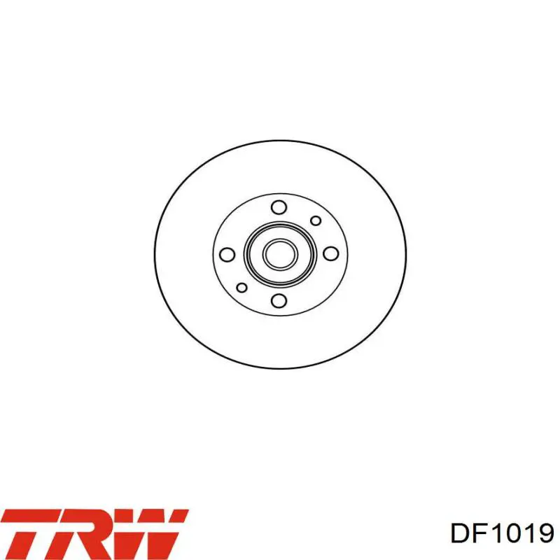 7701204954 Renault (RVI) freno de disco delantero