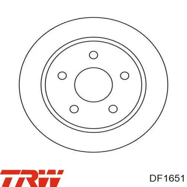  Disco de freno trasero para Ford Scorpio 1 