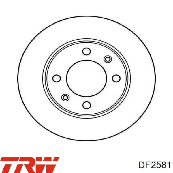  Disco de freno trasero para Citroen ZX N2