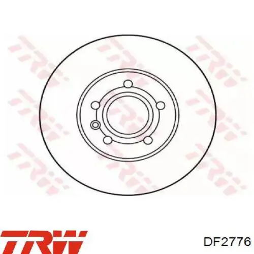 DF2776 TRW freno de disco delantero