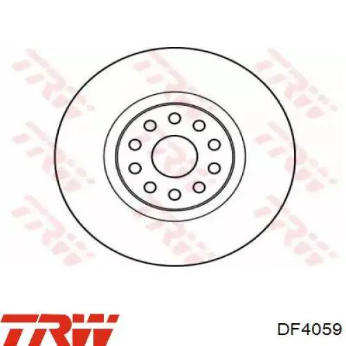 0060814921 Fiat/Alfa/Lancia freno de disco delantero