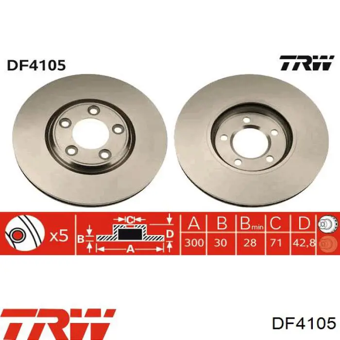 9791010 Brembo freno de disco delantero