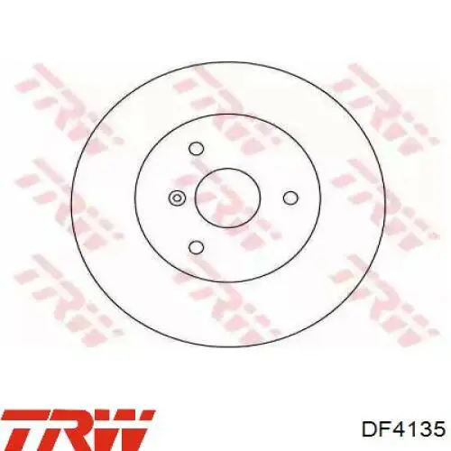 DF4135 TRW freno de disco delantero