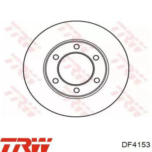 DF4153 TRW freno de disco delantero